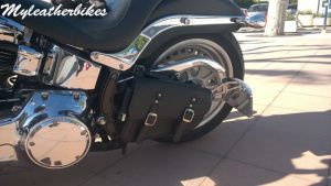 Sacoche PU Harley Softail Fat boy SO0PUNG 3